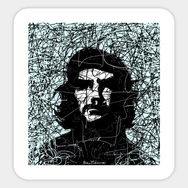 El Che Sticker by benheineart